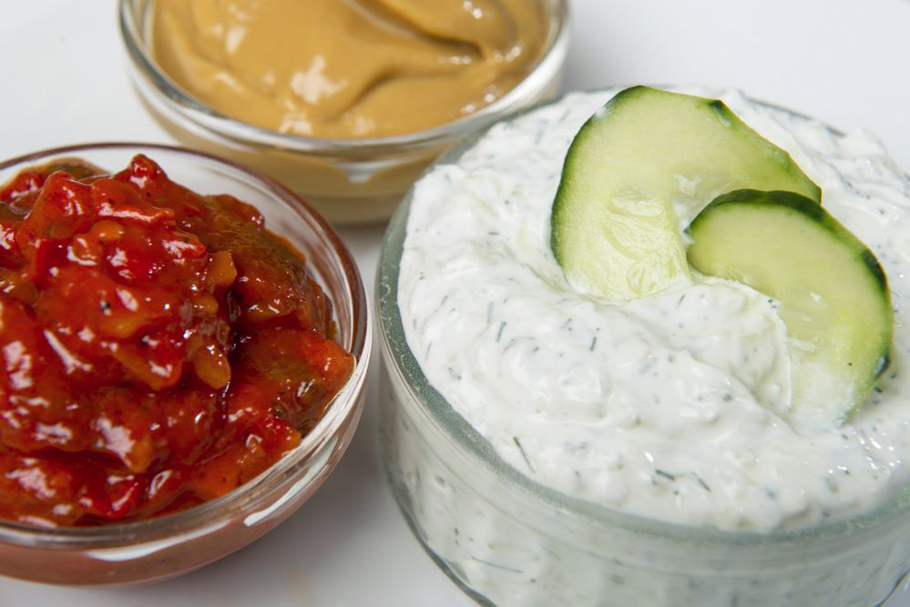 Omáčky - ajvar, hořčice, tzatziki - Obrázek 2